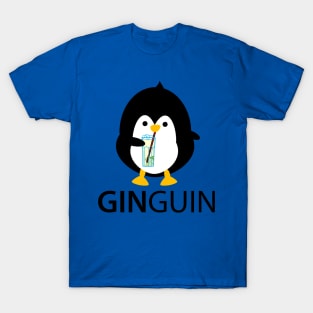 Penguin with gin T-Shirt